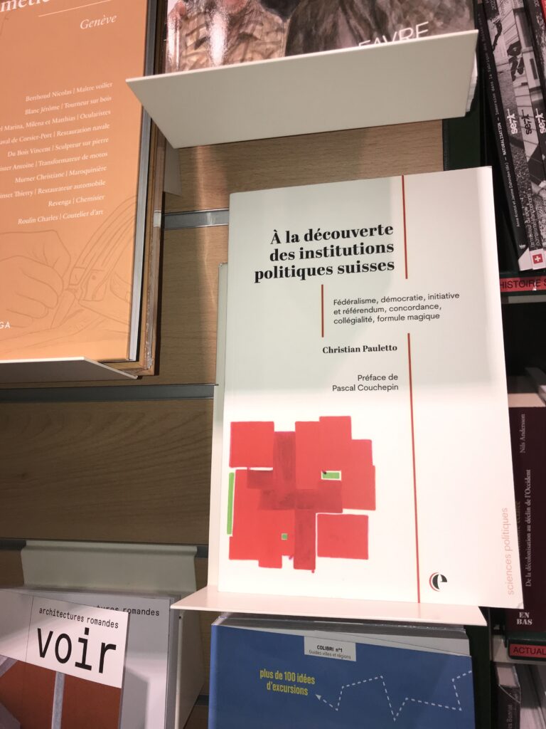 Librairie Payot Cornavin, Institutions politiques suisses