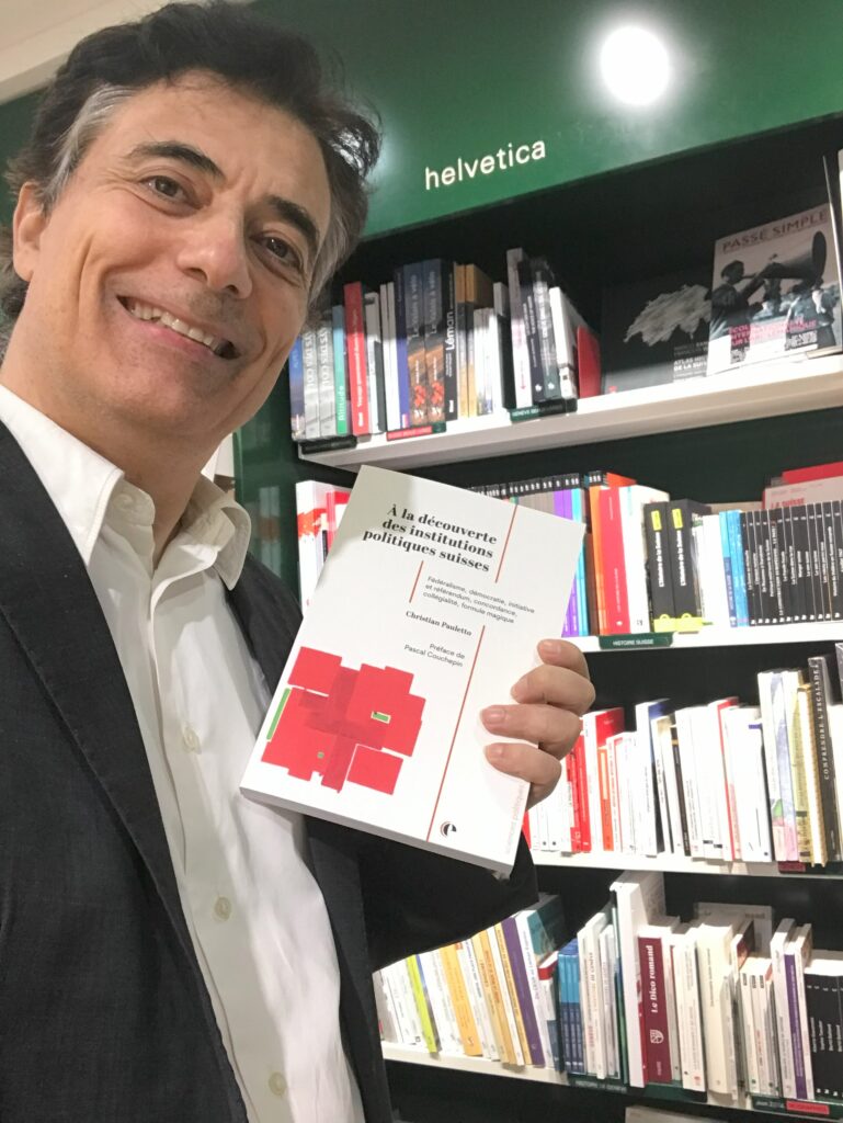 Librairie Payot, gare Cornavin Genève, Institutions politiques suisses, Pauletto