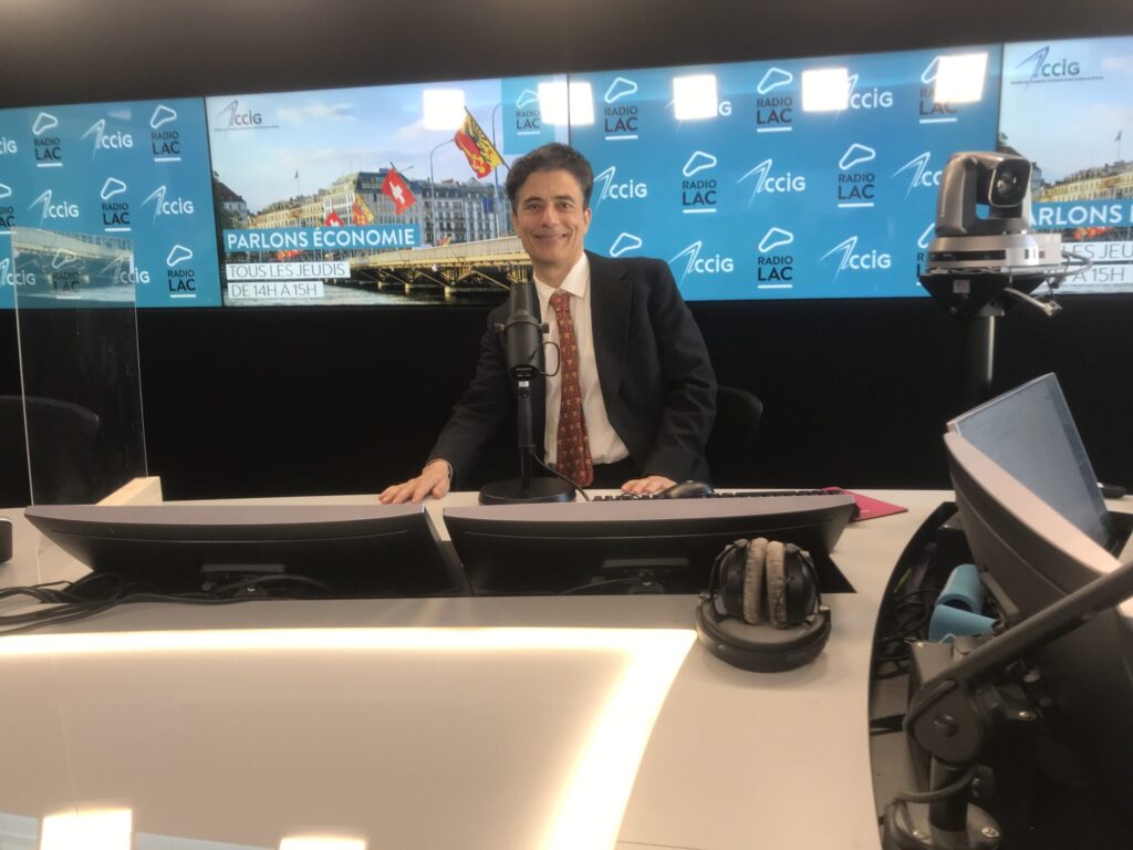Radio Lac, Parlons économie, votation référendum Accord commercial Indonésie, CCIG, Vincent Subilia